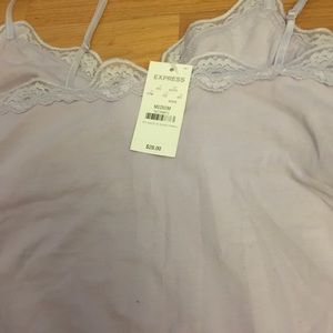 Brand New Express Cami/Tank Lavendar Medium